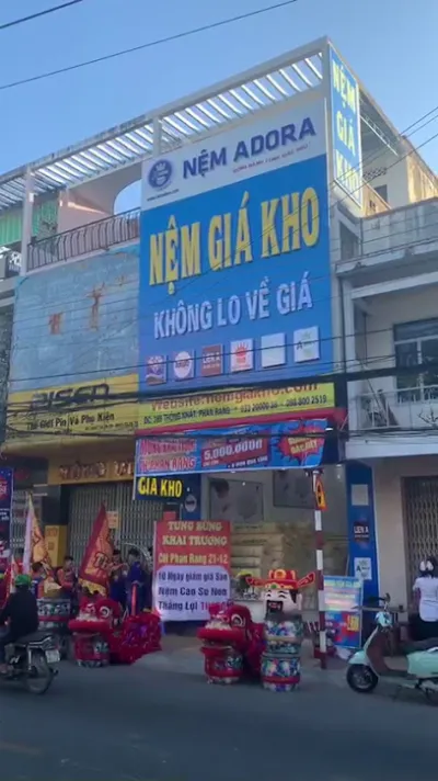 showroom nệm giá kho phan rang - đại lý cấp 1 kim cương , liên á , vạn thành - cửa hàng bán đệm