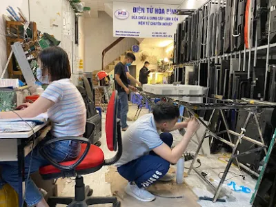 sửa tivi - điện tử hòa bình - cửa hàng sửa chữa đồ điện tử