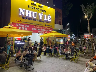 sữa tươi thốt nốt rim như ý lê_bến tre - quán cà phê