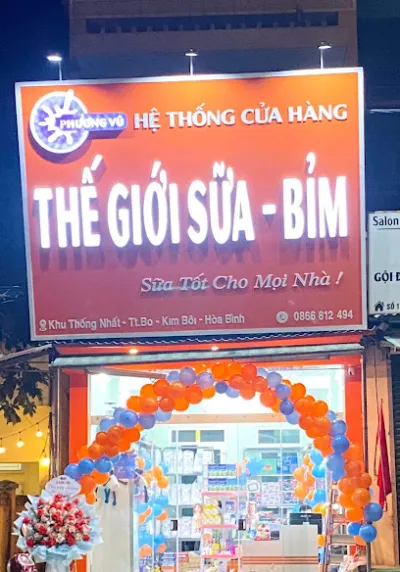thế giới sữa - bỉm phương vũ - cửa hàng bơ sữa
