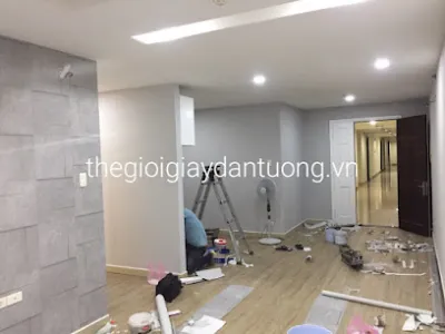 thi công giấy dán tường - cửa hàng giấy dán tường