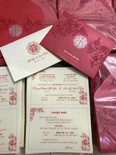 thiệp cưới 2s tại gò vấp - tp. hcm - dịch vụ in ấn giấy mời