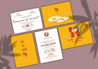 thiệp cưới an bình - studio nhiếp ảnh