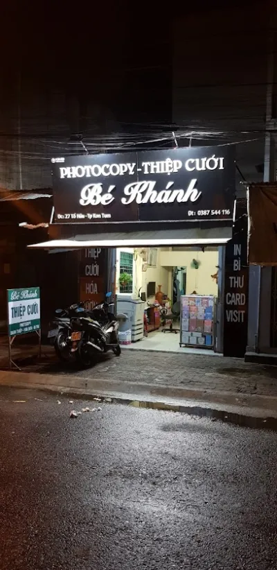 thiệp cưới bé khánh - cửa hàng in ấn