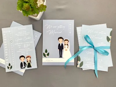 thiệp cưới beloved - dịch vụ in ấn giấy mời