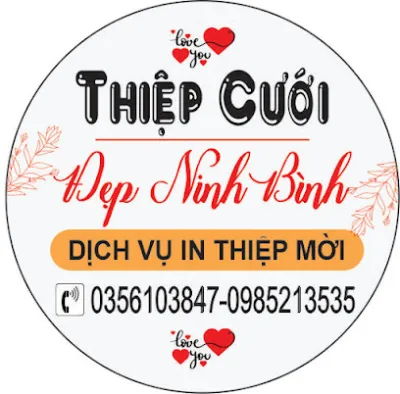 thiệp cưới đẹp ninh bình - dịch vụ in ấn giấy mời