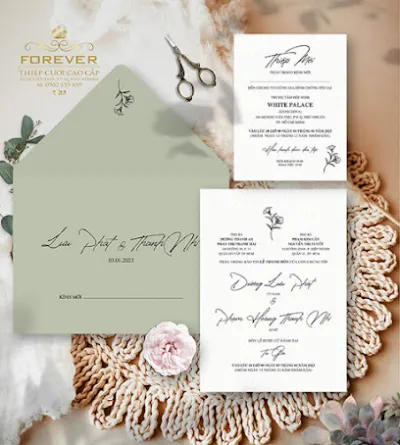 thiệp cưới forever - dịch vụ cưới hỏi