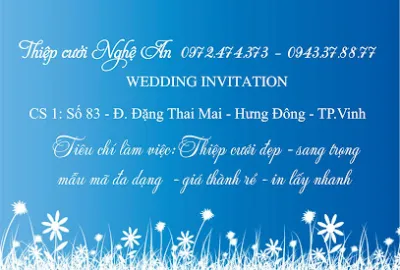 thiệp cưới nghệ an 0972 474 373 - 0943 37 88 77 - cửa hàng in ấn