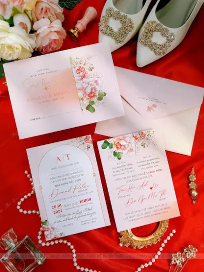 thiệp cưới nhà yến canary - cn vũng tàu - cửa hàng in ấn