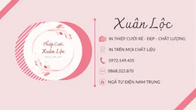 thiệp cưới xuân lộc - cửa hàng in ấn