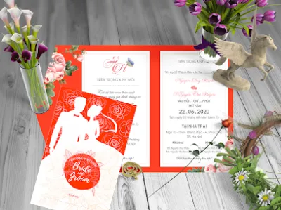 thiệp hoa mỹ việt - dịch vụ in ấn giấy mời