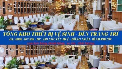 thiết bị vệ sinh đồng xoài-đèn trang trí - bếp điện từ bình phước - nhà lắp đặt và sửa chữa thiết bị nhà tắm