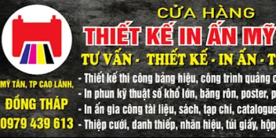 thiết kế in ấn quảng cáo mỹ tân - cửa hàng in ấn