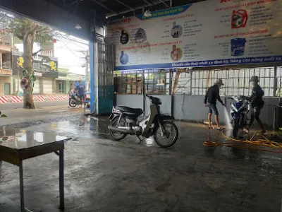 tiệm rửa xe hảo vân - bãi rửa xe ô tô