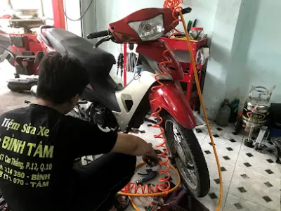 tiệm sửa xe bình tâm - cửa hàng sửa chữa xe máy