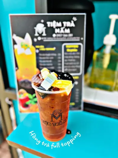 tiệm trà nấm - trà trân châu