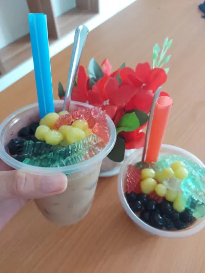 trà sữa cần tây xanh - quán cà phê