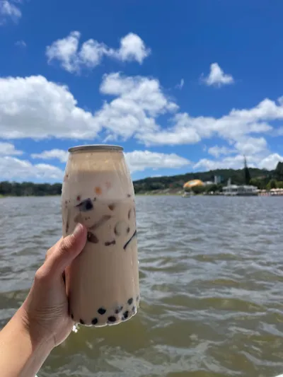 trà sữa lon đà lạt - quán cà phê