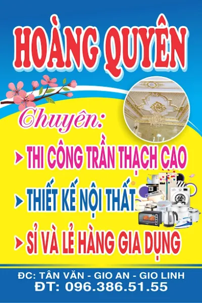 trần thạch cao và hàng gia dụng h.quyên - cửa hàng đồ gia dụng