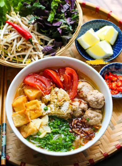 trang bún riêu cua - 42 lê chân - nhà hàng gia đình