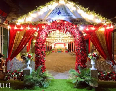 trang trí tiệc cưới nguyễn tài - dịch vụ cho thuê rạp