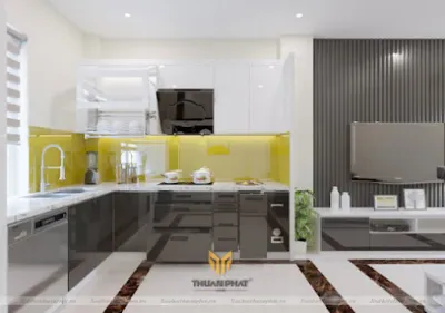 tủ bếp acrylic - nội thất thuận phát - cửa hàng nội thất