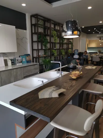 tủ bếp gỗ hiện đại hale - cửa hàng nội thất nhà bếp