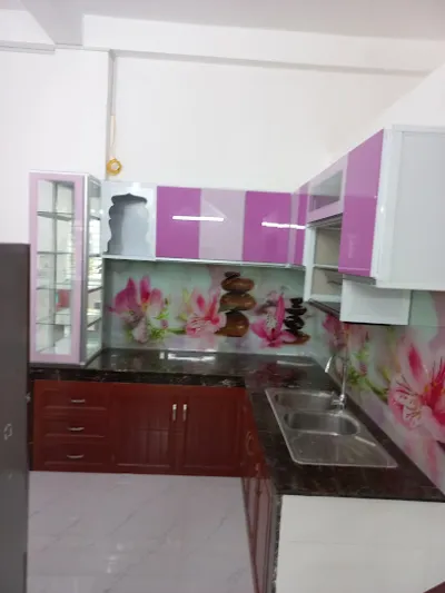 tủ bếp nhôm kính - cửa hàng nội thất nhà bếp