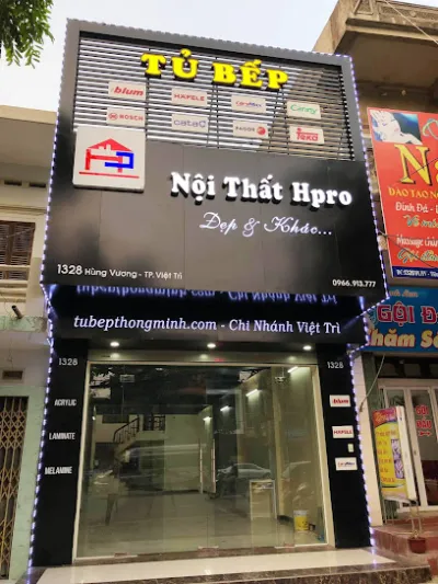 tủ bếp việt trì - nội thất hpro - cửa hàng nội thất
