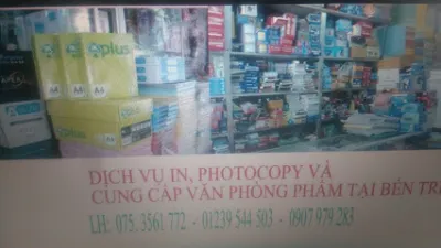 văn phong phâm  photo bh bên tre - cửa hàng tạp phẩm