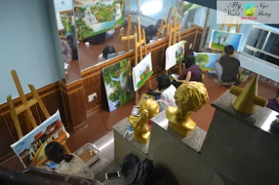 vẽ tranh tường 3d - đắp tranh phù điêu tại bình dương - cửa hàng tranh