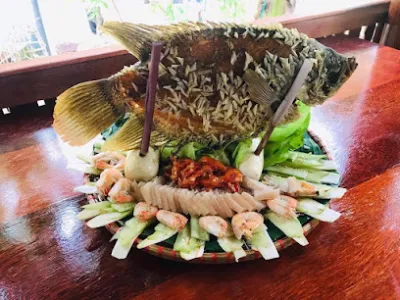 vườn trái cây sống xanh - nhà hàng