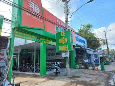xe điện xanh - cửa hàng xe đạp