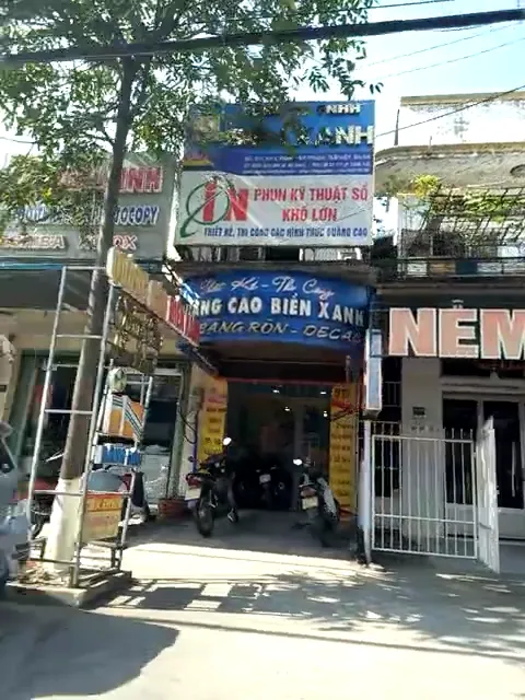 quảng cáo biển xanh chuyên in phun kỹ thuật số khổ lớn