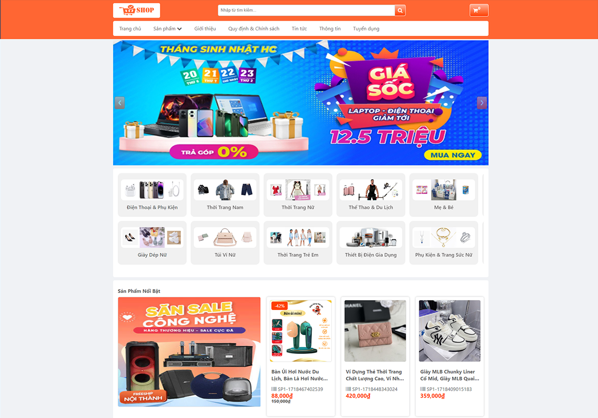 Mẫu website đa năng 1