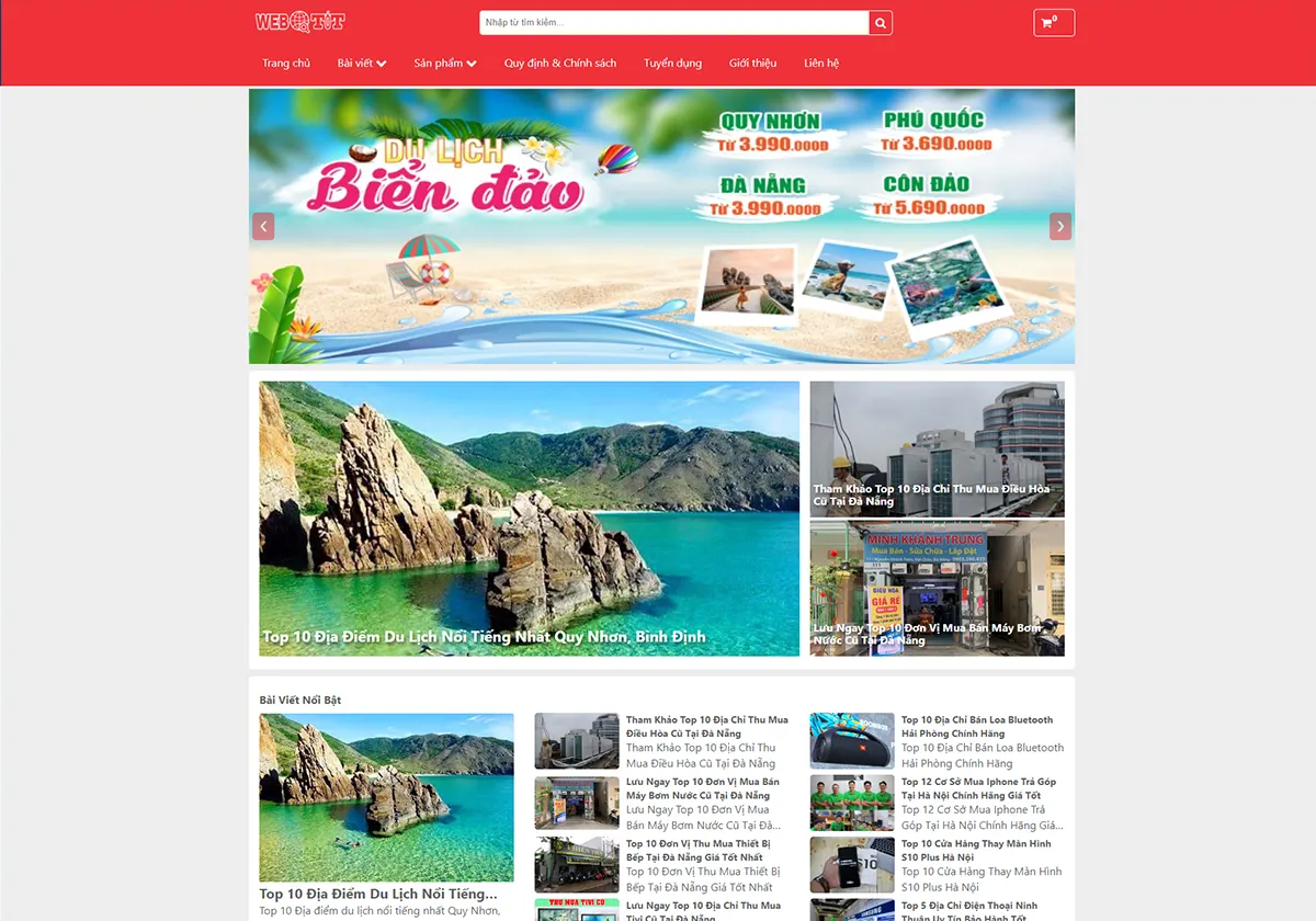 Mẫu website đa năng 3