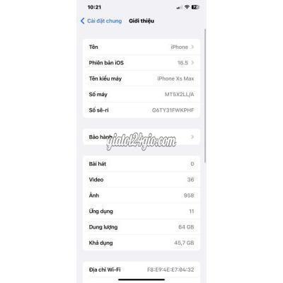 Apple Iphone Xs Max - Đà Nẵng Bán Xsm Để Lên Đời 64g Máy Rin Apple Iphone Xs Max - Đà Nẵng Bán Xsm Để Lên Đời 64g Máy Rin