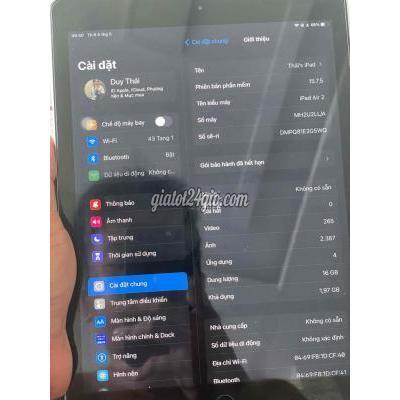 Apple Ipad Air 2 - Hồ Chí Minh Ipad Air 2 16gb 4g Apple Ipad Air 2 - Hồ Chí Minh Ipad Air 2 16gb 4g