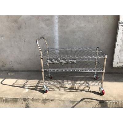 đồ chuyên dụng, giống nuôi trồng quận hà đông - hà nội sản xuất xe đẩy lưới 3 tầng kt theo yêu cầu