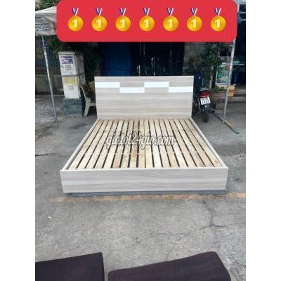 Giường, Chăn Ga Gối Nệm Quận Gò Vấp - Hồ Chí Minh Giường Ngủ Mdf 1m6 - Như Mới Giường, Chăn Ga Gối Nệm Quận Gò Vấp - Hồ Chí Minh Giường Ngủ Mdf 1m6 - Như Mới