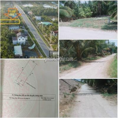 mua bán đất huyện bình đại - bến tre đất mặt tiền quốc lộ 57b đất đẹp, sạch giá rẻ