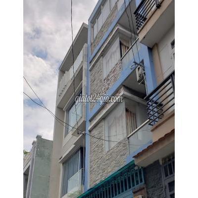 mua bán nhà ở quận tân phú - hồ chí minh bán nhà 4 tầng, ngang 4x12m có 6 pn lớn. bán gấp 5.1 tỷ
