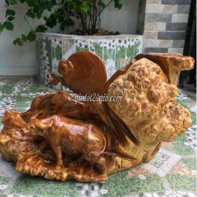 Tượng trang trí - quận 8 - hồ chí minh | Tượng Trâu Gỗ vip đẹp dài 55cmx32cmx25cm 14 ...