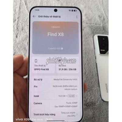 điện thoại oppo - dĩ an - bình dương | Oppo Find X8 256GB, trắng, mới ...
