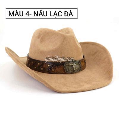 mũ nón - thanh trì - hà nội | Mũ Cao Bồi Chất Liệu da lộn vành ...