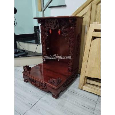 nội thất gỗ - tân phú - hồ chí minh | Bàn thờ gỗ xoan đào nâu đỏ loại to 56x56x81 ...