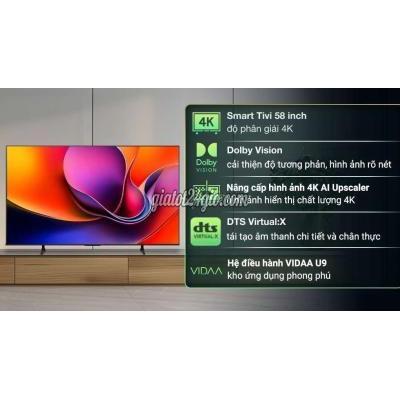 ti vi - quận 8 - hồ chí minh | TV 4K Hisense 58A6Q 58in 4K Giọng Nói BảoHành ...