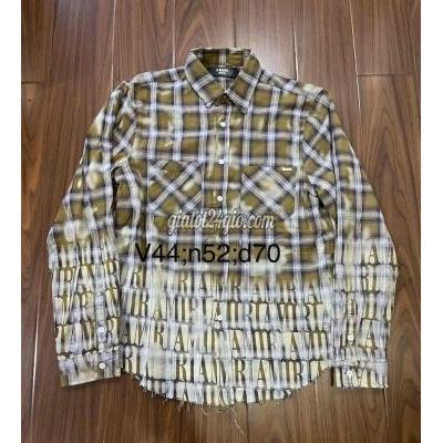 áo nam - bình thạnh - hồ chí minh | Áo sơ mi nam Amiri Nâu mới new ...