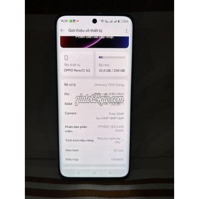 điện thoại oppo - tân phú - hồ chí minh | Reno 12 5G 12/256GB Bạc cty còn bh 8 ...