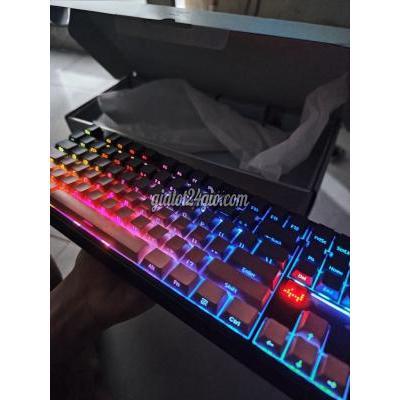 phụ kiện máy tính - dĩ an - bình dương | Bàn phím cơ AULA F87 PRO V2 Hồng đen (Black ...